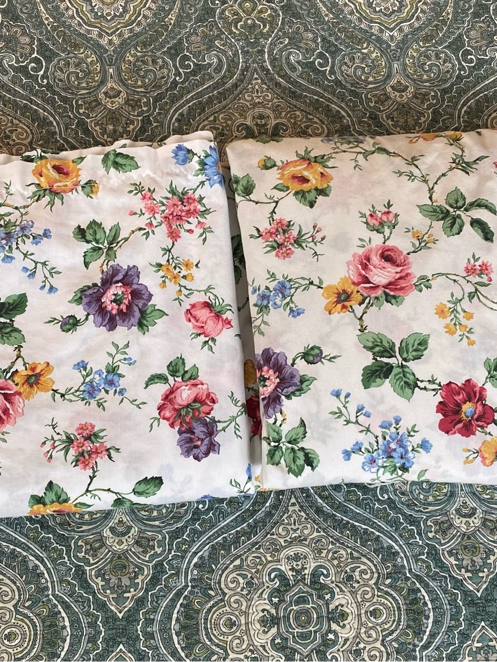 VTG Springmaid sheet set (2) Floral romantic